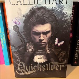 Quicksilver Fantasy Book Cover by Callie Hart - Dark Gray & Black